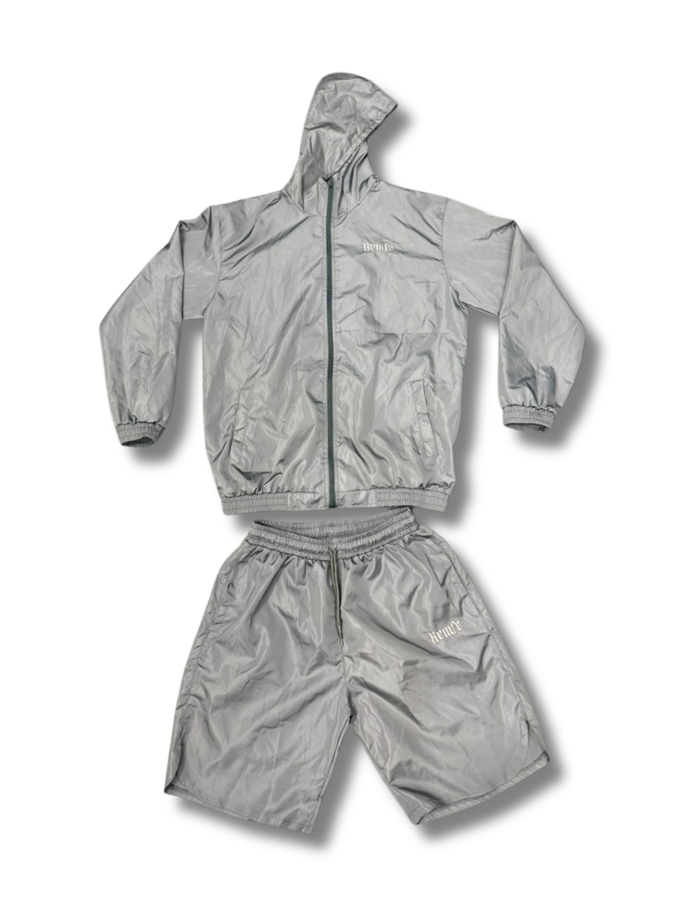 Grey Motion Men’s Windbreaker Short Set