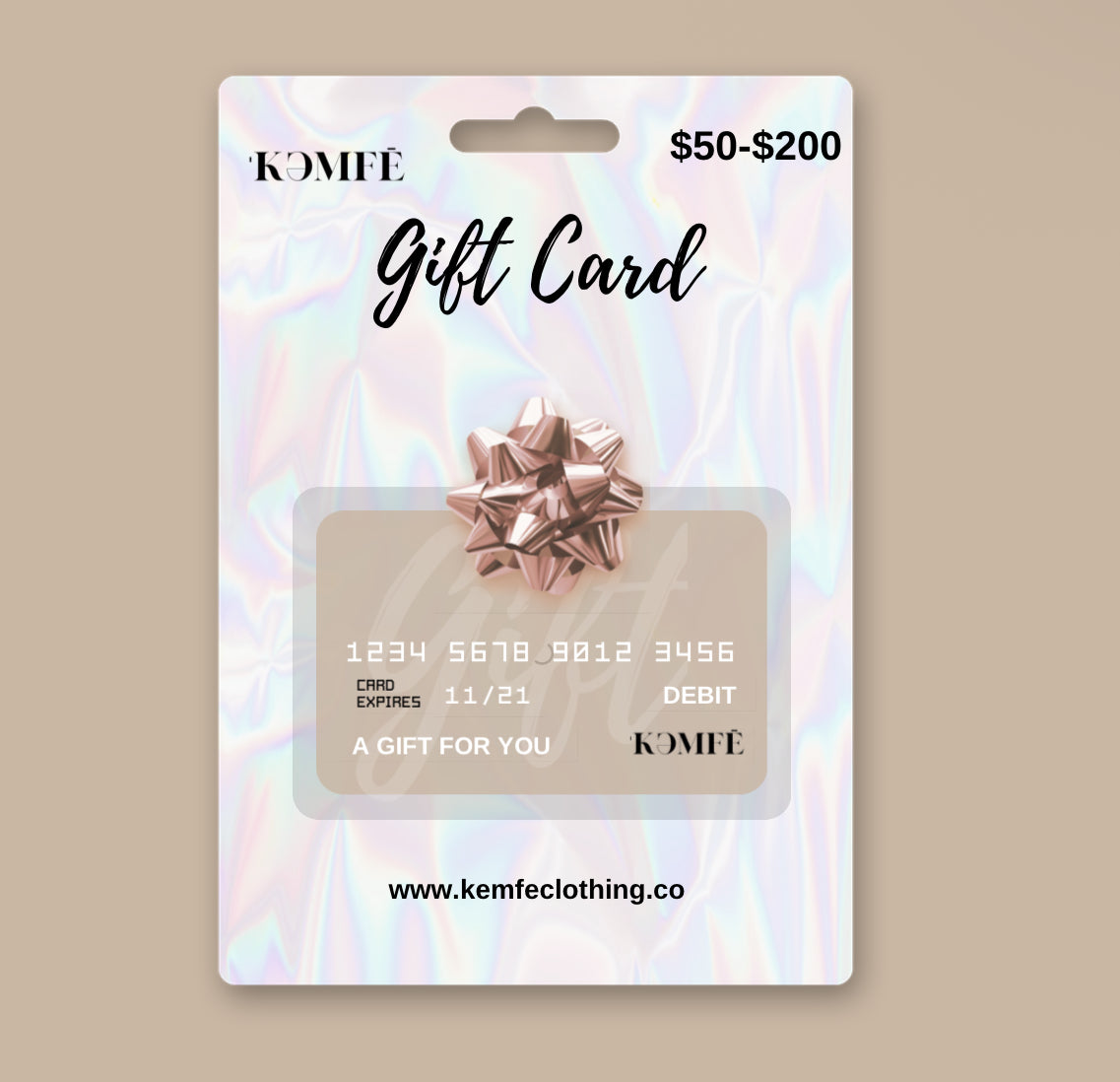 Kemfe Gift Card